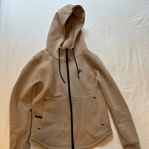 ELMTS Athletic Jacket in Tan by Alphalete — Size M (New Without Tags)